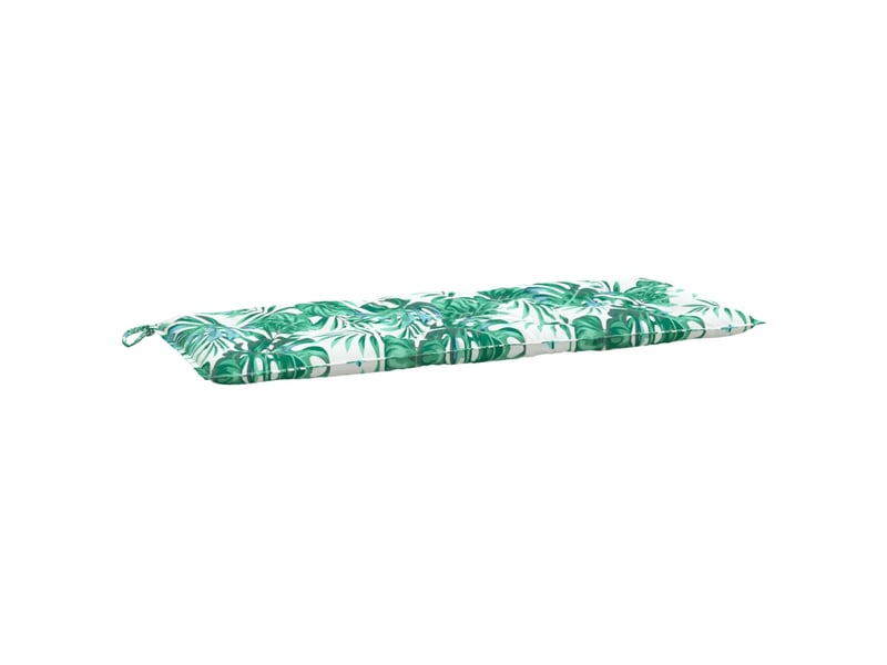  Lot de 2 coussins de banc de jardin, coussins d'assise motif de feuilles cf58665  - Conforama D