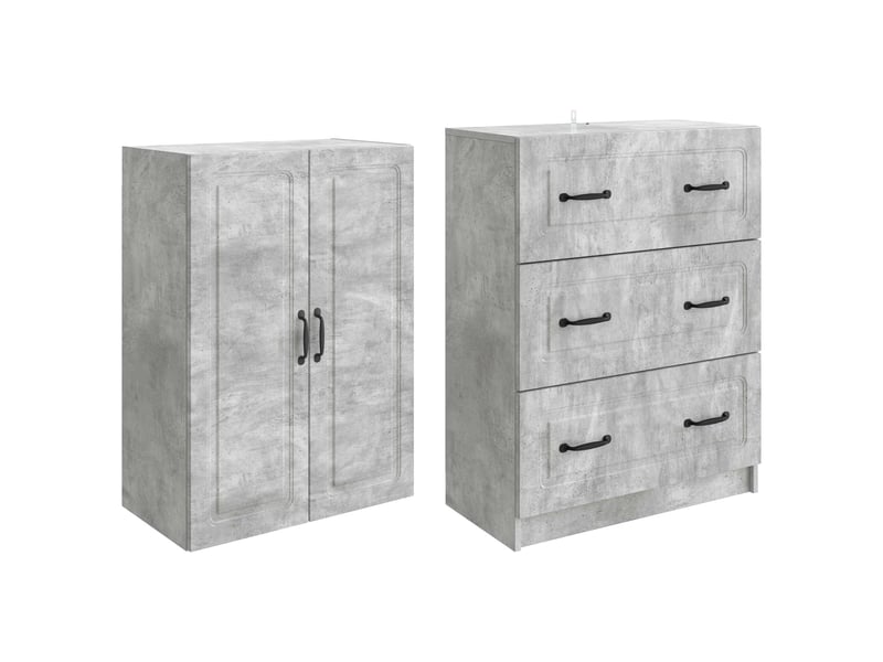 Ensemble de meubles 2 pcs, rangement de salon 66 x 34,5 x 87 cm bois d'ingénierie shl7949  - Conforama D