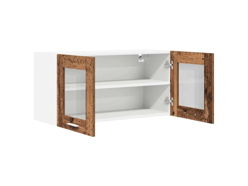  Armoire suspendue moderne avec grand espace de stockage 80 x 31 x 40 cm en bois d'ingénierie blanc 02_0053279  - Conforama B