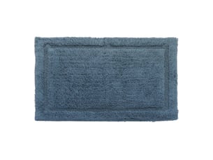 Tapis de bain fluffy colorama 50x75cm bleu