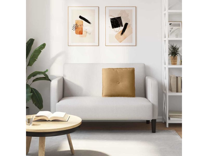  Coussin de dos, coussin de dossier marron 50 x 45 cm tissu en velours côtelé cf54810  - Conforama D