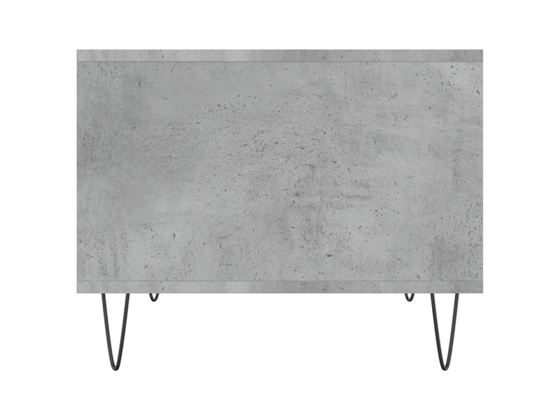  Table basse rectangulaire | table de salon gris béton 60x50x40 cm bois d'ingénierie shl5677  - Conforama E