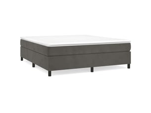 Lit 2 places 200x200 cm    coloris gris