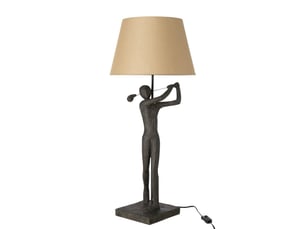 Lampe à poser golfeur viggo 80cm noir