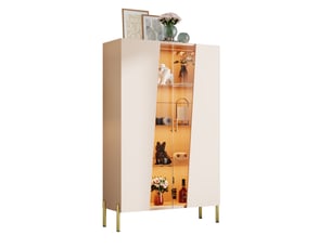Meuble tv coloris beige 40 cm <strong>WISHDOR</strong>  <strong></strong>