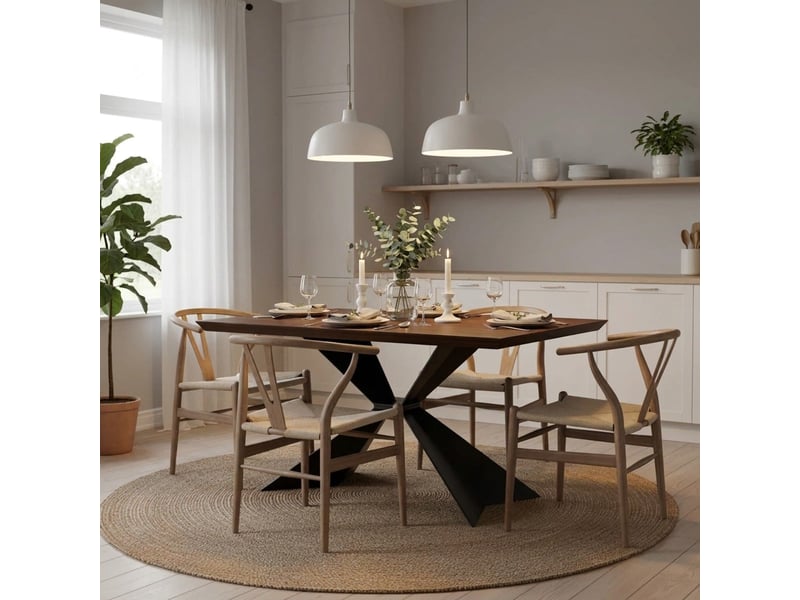  Table extensible en bois plaqué 160240x90 taurus - bois neutre  - Conforama B