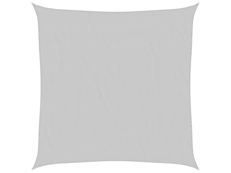  Voile d'ombrage - voile d'ombre - voile parasol gris clair 5x5 m 100% polyester oxford  - Conforama A