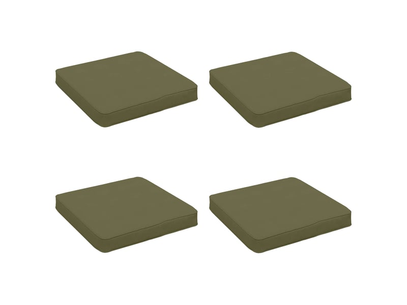 Lot de 4 coussins de siège, coussins d'assise vught 100 % polyester cf60672  - Conforama A