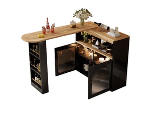 Bar coloris noir OKWISH - 138 cm
