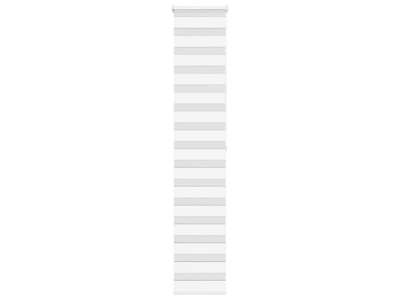 Store zèbre, store de fenêtre blanc 50x200 cm largeur du tissu 45,9 cm polyester cf48402 - Conforama B