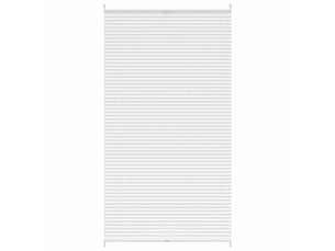 Store plissé, store de fenêtre 100x200 cm blanc cf46626