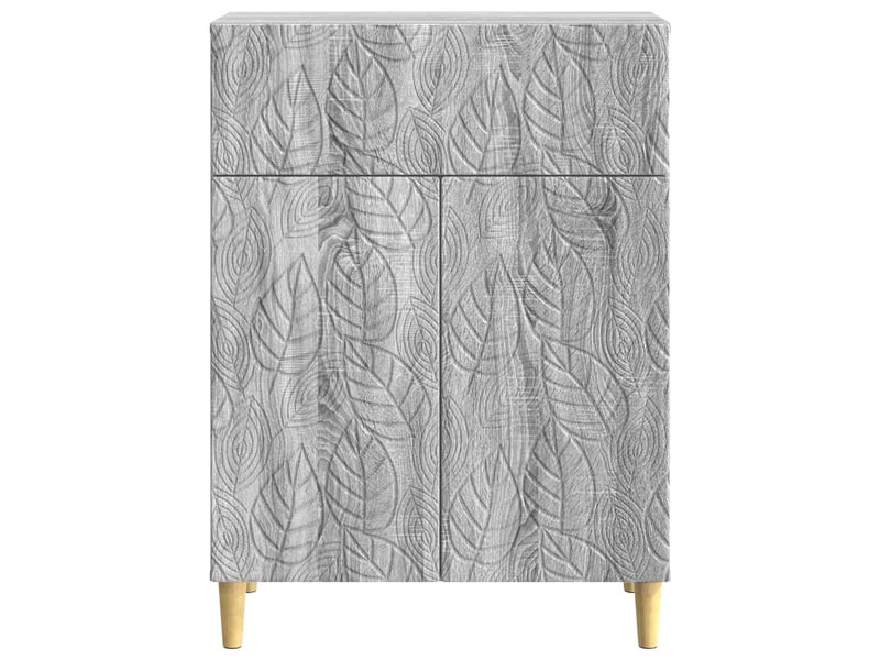  Buffet - bahut - meuble de rangement sonoma gris 66 x 34,5 x 90 cm bois d'ingénierie  - Conforama E