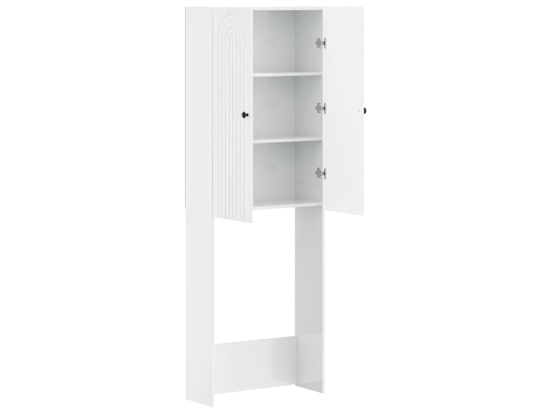  Armoire de toilette alkmaar blanc brillant 66x25.5x190 cm  - Conforama D