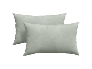 Lot de 2 coussins de canapé, coussins décoratifs gris clair 50 x 30 cm cf59066