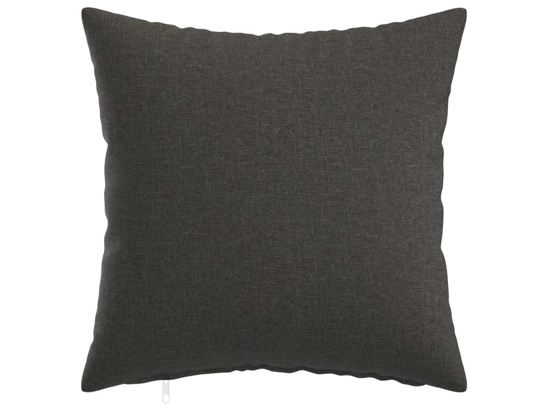  Lot de 12 housses de coussin heerlen gris foncé 40 x 40 cm tissu cf48980  - Conforama A
