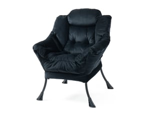 Fauteuil fixe  <strong>MODENVIE</strong> Velours noir