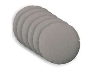 Lot de 6 coussins avec oreiller, coussins décoratifs heerlen gris nuage tissu cf50703