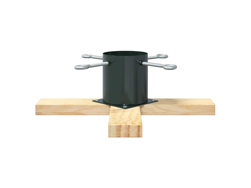  Pied de sapin de noël vert 50 x 50 x 16 cm bois de pin massif  - Conforama E