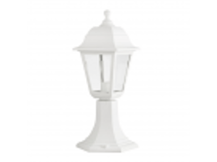 Lanterne de muret extérieur fabrilamp albahaca blanc, 1 x e27, ip44, 41,5 x 16,5 x 16,5 cm