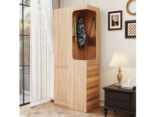 Armoire     <strong>VIVRYN</strong> <strong></strong> coloris naturel largeur 70 cm