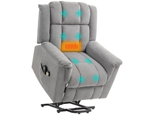 Fauteuil relax électrique PANGIVO Tissu gris