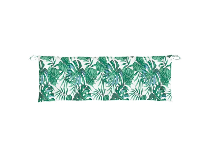  Coussin de banc de jardin, coussin d'assise motif de feuilles 150x50x7 cm cf52757  - Conforama A