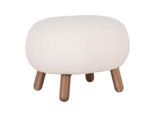 Pouf / repose pied blanc