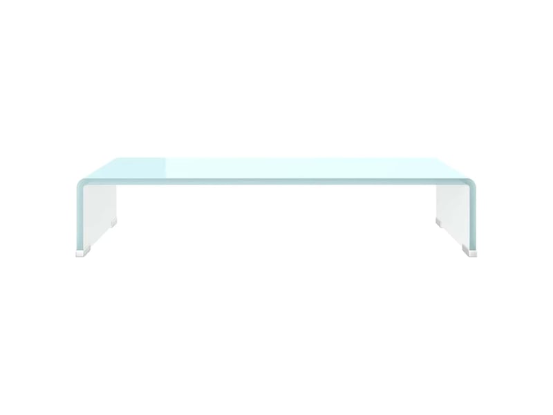  Meuble tv - banc tv - meuble de rangementsupport pour moniteur 60x25x11 cm verre vert  - Conforama C