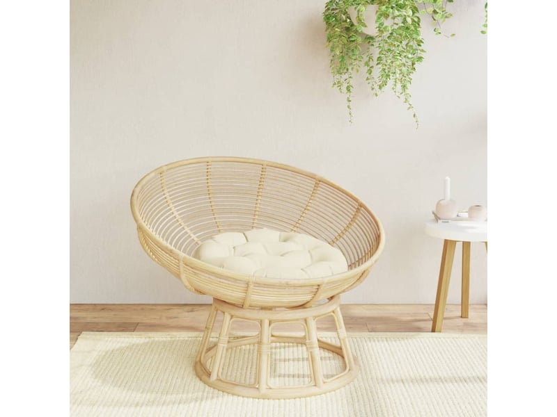  Coussin rond, coussin d'assise crème ø 60 x11 cm tissu oxford cf56611  - Conforama B