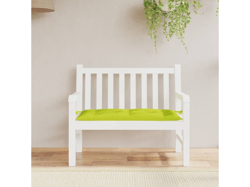  Coussin de banc de jardin, coussin d'assise vert brillant 110x50x7cm tissu oxford cf52864  - Conforama B