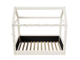 Lit simple 90x200 cm OKWISH coloris beige