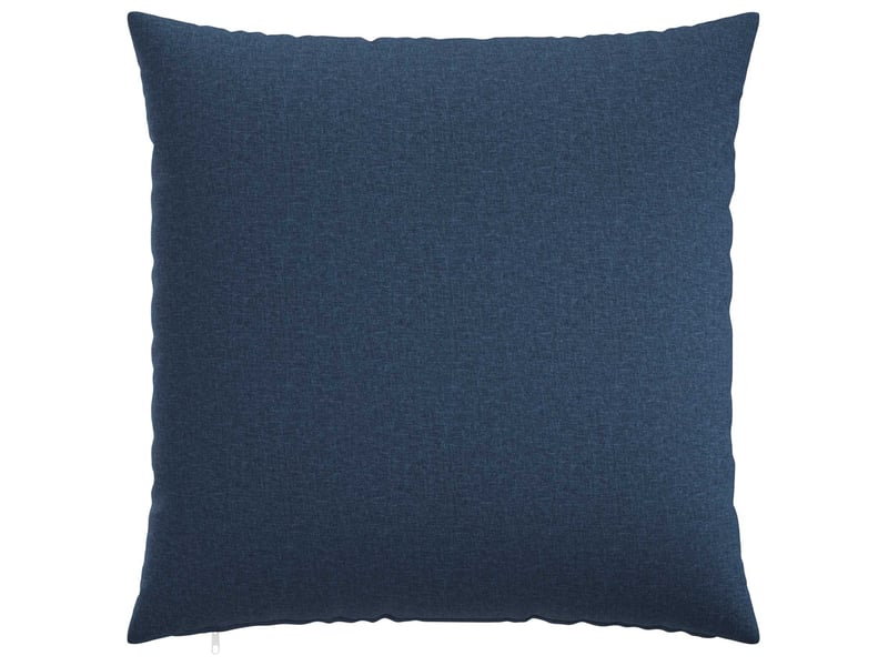  Lot de 6 housses de coussin heerlen bleu 55 x 55 cm tissu cf49587  - Conforama A