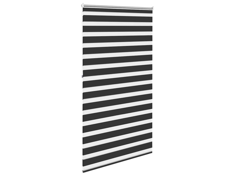 Store vénitien zébré, store de fenêtre 120,9 x 230 cm, largeur du tissu 116,7 cm, noir cf48223 - Conforama D