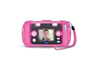 Appareil photo enfant rose 2,4 pouces 16 mpx lentille rotative 55+ effets