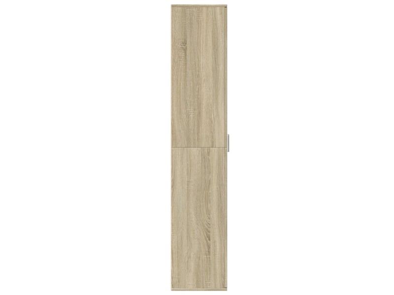  Buffet haut, meuble de rangement salon chêne sonoma 60x35x180 cm bois d'ingénierie  - Conforama D