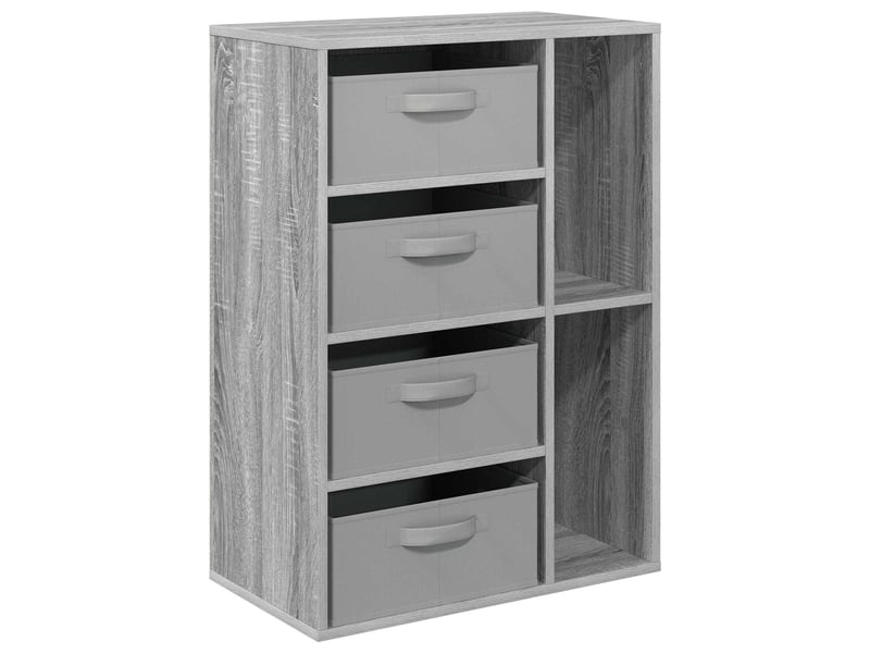  Buffet - bahut - meuble de rangement sonoma gris 60 x 33,5 x 84 cm  - Conforama E