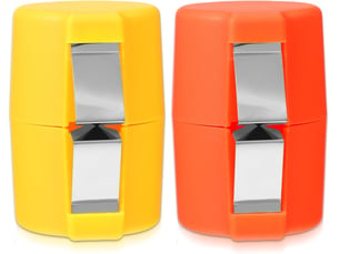 2 pièces ouvre-œufs universel, éplucheur d’œufs en acier inoxydable pour œufs durs et crus, écailler d’œufs lavable pour ustensiles de cuisine