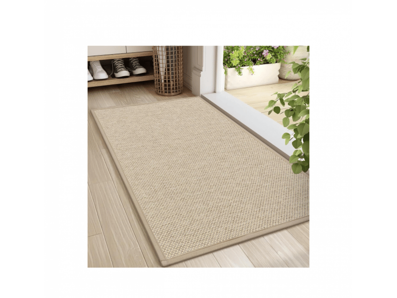 Tapis d'entrée intérieur kaki 60x90 cm, antidérapant et absorbant, lavable, idéal pour couloir, cuisine, entrée PL-A-001046 - Conforama A