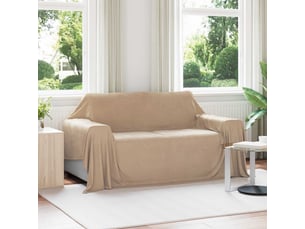 Plaid canapé camel 280x210 cm 0.8 kg polaire