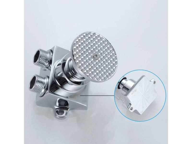  1pc moderne pied lien robinet, pédale food factory lavabo taps hôpital valve pédale robinet d'eau froide pédale simple robinet ZPB502466J - Conforama B
