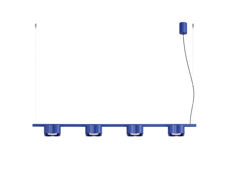  Lustre ovio 4 outremer gx53 aluminium moderne 208x122x12cm SL.3363 - Conforama A