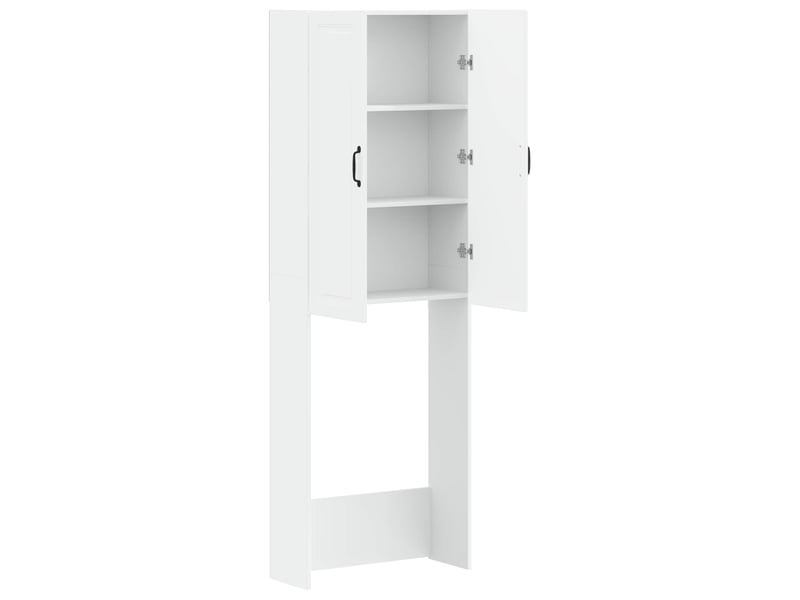  Armoire de toilette, meuble de toilette utrecht blanc 66x25.5x190 cm  - Conforama D