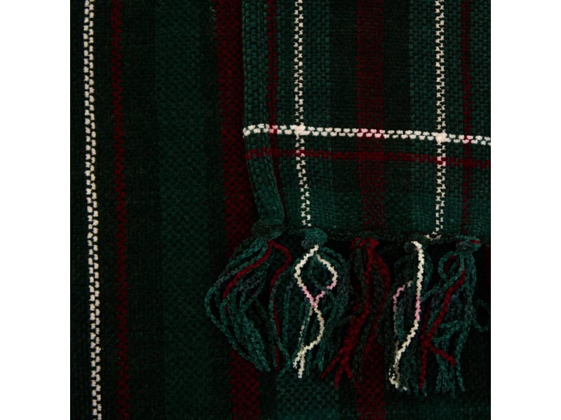  Plaid de noël tartan en chenille 130 x 180 cm TARTAN - Conforama B
