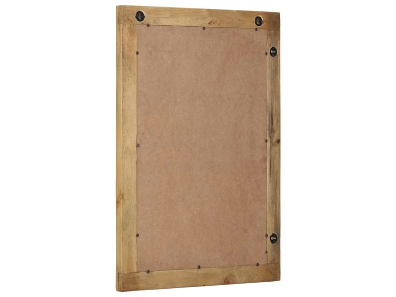 Miroir salle de bain, miroir de toilette marron 50x70x2,5 cm bois de manguier cf62650  - Conforama C