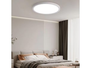 Plafonnier led rond ultra-plat 54 w, 4000 k, ø 50 cm, blanc