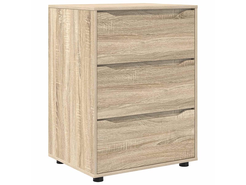  Armoire de rangement, commode de rangement 60 x 48 x 81 cm bois d'ingénierie shl5591  - Conforama A