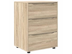 Commode 1 tiroir(s) <strong></strong> <strong></strong> coloris bois clair largeur 60 cm