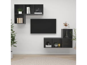 Meuble tv coloris gris  <strong></strong>  <strong></strong>
