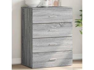 Buffet - bahut - meuble de rangement sonoma gris 60x39x80 cm bois d'ingénierie