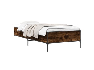 Lit simple 80x200 cm    coloris marron